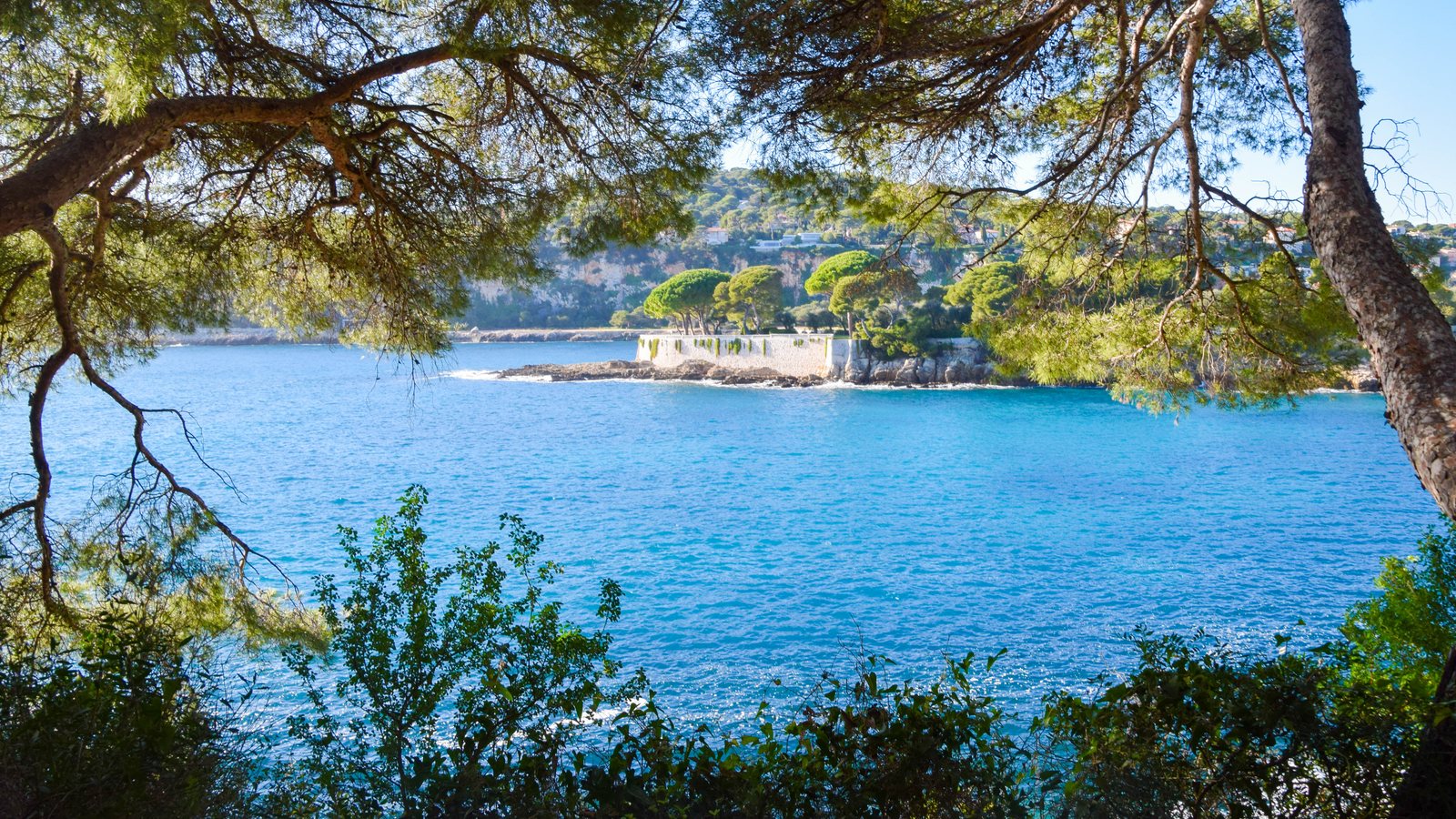 A cove on Saint-Jean-Cap-Ferrat